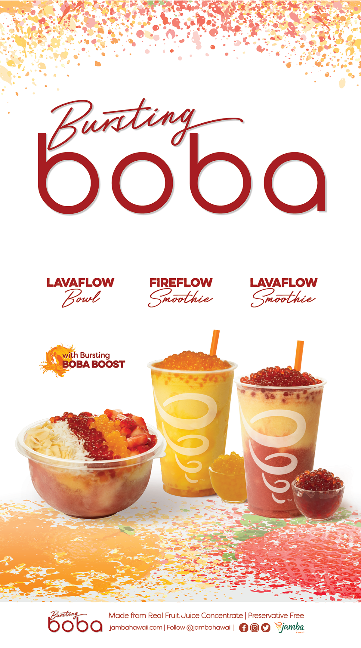Jamba Hawaii Adds Bursting Boba And 3 New Products For 2021