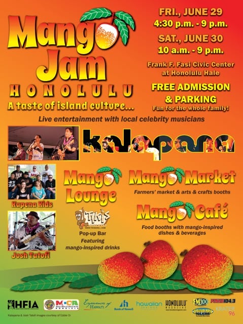 2018 Mango Jam Honolulu PosterFlyer