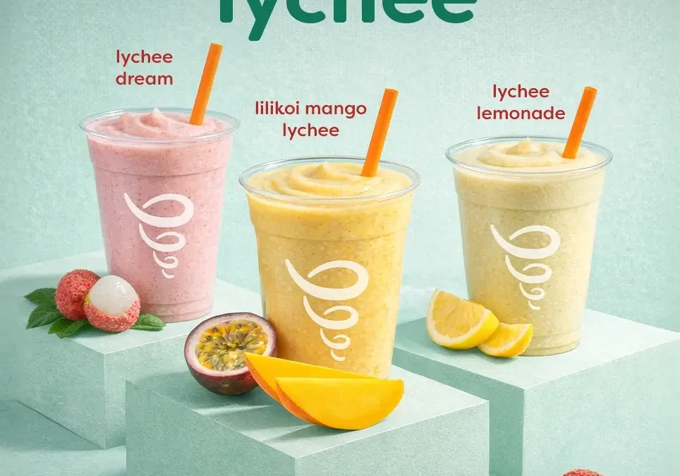 LYCHEE FAVORITES WITH A LIMITED-TIME ISLAND-INSPIRED LINEUP