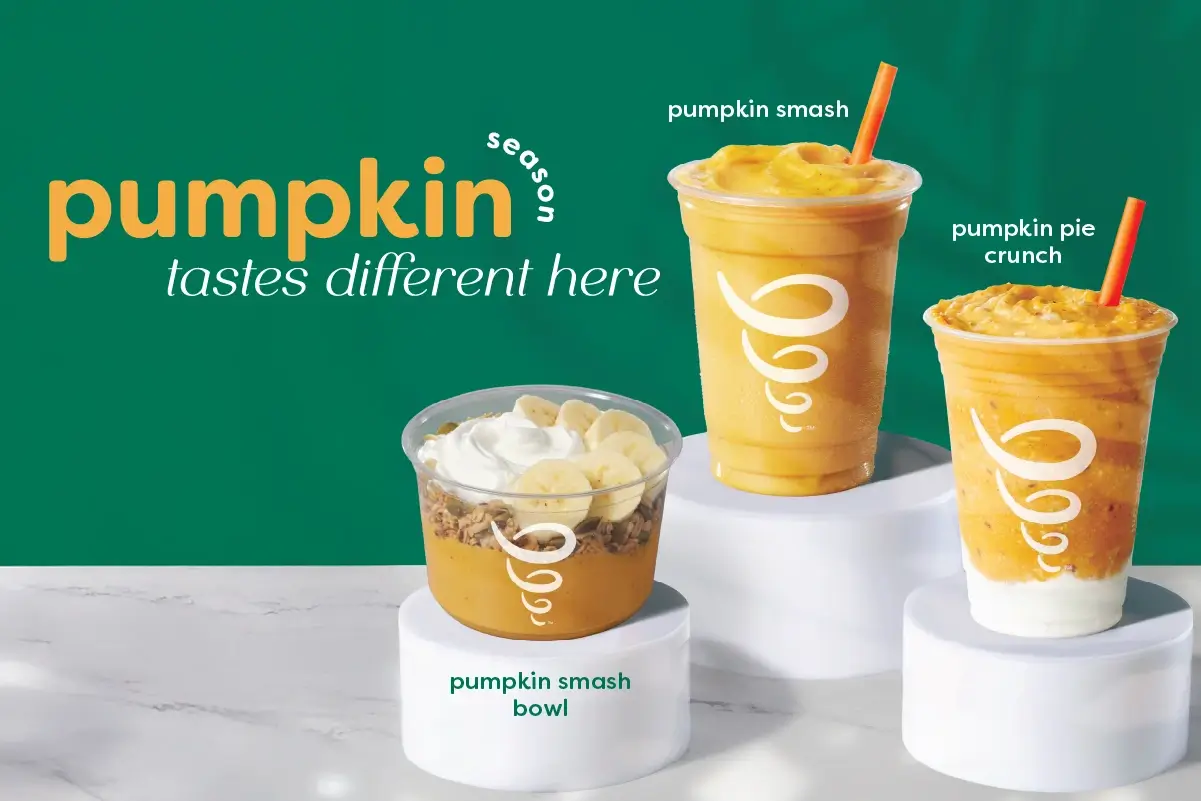 JAMBA HAWAII’S PUMPKIN LINEUP