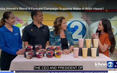 Jamba Hawaii’s Blend It Forward Campaign Supports Make-A-Wish Hawai‘i